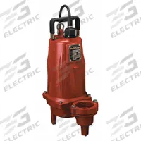 LIBERTY PUMPS Sewage Ejector Pump: Cast Iron, Single Phase, 2 hp, 230V AC, 2 in Max. Dia. Solids (MPN LEH202M2-2). Key specifications — Impeller Material: Cast Iron; Rated Voltage: 230V AC; Hazardous Location Class: Not Rated; Brand: LIBERTY PUMPS; Discharge Orientation: Vertical; Switch: Not Included.