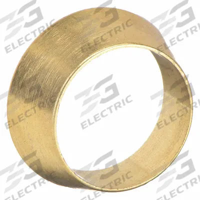 PARKER Compression Fitting Ferrule: 5/8 in OD Size, Compression - Double-Ferrule Brass Compression Fittings
