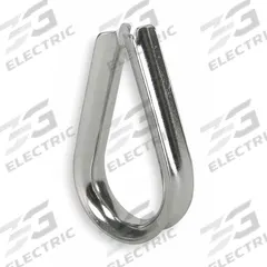DAYTON Wire Rope Thimble: 3/16 in Compatible Rope Dia, Steel, For Lifting, 1/8 in Wall Ht, 25 PK (MPN 2VKK8). Key specifications — Material: Steel; Brand: DAYTON; Finish: Zinc Plated.