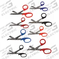 EMI EMT Shear: EMS Shear, Stainless Steel, Angled/Rounded, Plastic, 5 1/2 in Overall Lg, Reusable (MPN 1096 BLACK). Key specifications — Disposability: Reusable; Product Type: EMS Shear; Color: Black; Blade Material: Stainless Steel; Handle Material: Plastic; Brand: EMI; Blade End Type: Rounded.