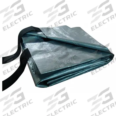APPROVED VENDOR Tarp: 47.67 ft Lg, 19.5 ft Wd, Heavy Duty, 12 mil, Polyethylene - Hay Cover Polyethylene Tarps