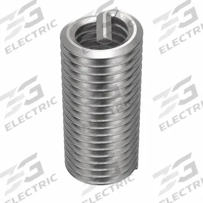 HELI-COIL Helical Insert: Tanged Tang Style, Free-Running, M8-1.25 Thread Size, Plain - Free-Running Tanged Helical Inserts