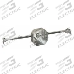 RACO Electrical Box: Steel, Steel Material & Nominal Size, Octagon, 1 Gangs, 1 1/2 in Box Dp (MPN 324). Key specifications — Brand: RACO; Bracket Style: Without Bracket; Clamp Style: Without Clamps.