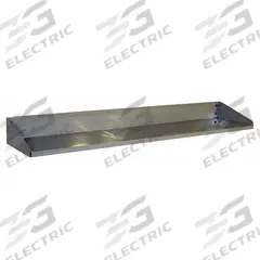 PRO-LINE Cantilever Shelf: 72 in Overall Wd, 12 in Overall Dp, Gray, Steel, Steel, Cantilever Shelf (MPN PBCS72). Key specifications — Includes Mounting Hardware: Yes; Color: Gray.