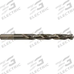CLE-LINE Jobber Length Drill Bit: 1/2", 135° Split Point, Straw/Bronze Cobalt, Hex Shank (MPN C10628). Key specifications — attr1229327: 0.5000.