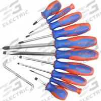 WESTWARD Screwdriver Set: 11-20 Pieces, 11 Pieces, Phillips/Slotted Tip, Ergonomic Grip (MPN 785EH6). Key specifications — attr1205274: WESTWARD; attr1205269: #0.