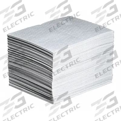 PIG Sorbent Pad: 22 1/2 oz Volume Absorbed Per Pad, 20 in x 15 in Pad Size (L x W) - Sorbent Pads