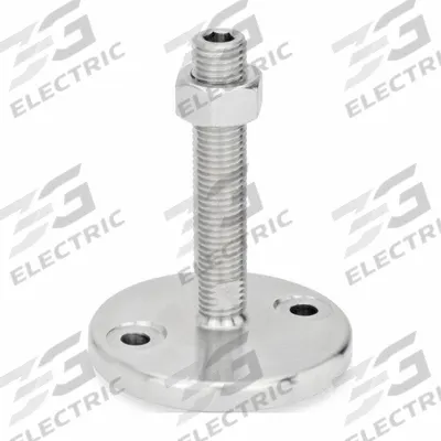 JW WINCO Male-End Leveling Mount: Swiveling Stud, 5/8"-11 Thread Size, 3.94 in - Non-Skid Male Leveling Mounts