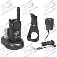 MOTOROLA Handheld Two Way Radio: CLS Series, UHF, Analog, 1 W, 4 Channels, Numeric, VOX, 12.6 hr (MPN CLS1410). Key specifications — Color: Black; FCC License Required: Yes.