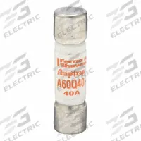 Semiconductor Fuse: A60Q Series, Fast-Acting, 40 A, 600 V AC, 600 V DC DC Volt Rating (MPN A60Q40-2). Key specifications — Series: A60Q; Brand: MERSEN; Voltage Type: AC/DC.