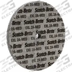 SCOTCH-BRITE Unitized Wheel: 6 in Dia x 1/2 in W, 1/2 in Arbor Hole, Aluminum Oxide, Medium, XL-UW (MPN 7000046028). Key specifications — Series: XL-UW; Brand: SCOTCH-BRITE.
