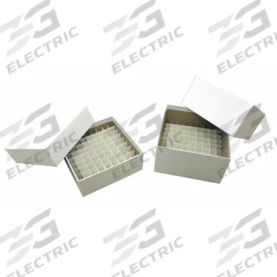 COREPOINT SCIENTIFIC Tube Storage Box: 6 in Overall Lg, 6 in Overall Wd, Fiberboard - Cold Storage Boxes