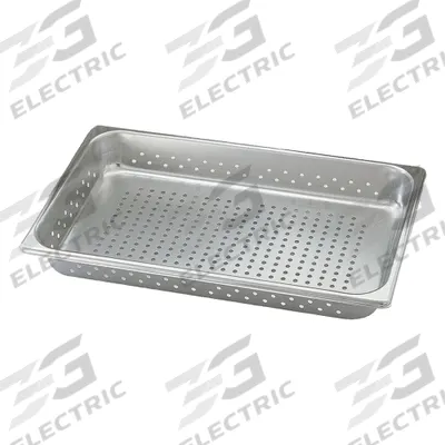 VOLLRATH Steam Table Pan: Full Size, Rectangular, 22 ga Gauge, 8.3 qt Capacity - Steam Table Pans