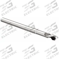 WIDIA HANITA Square End Mill: Carbide, 2 Flute, 3/16" Mill Dia, 1/4" LOC, 3" OAL (MPN 2AF9E08024SZT UNCOATED)