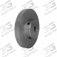DAYTON Timing Pulley: Modified Curvilinear, Fixed, For GT Timing Belt Section, For 6 mm Belt Wd (MPN 120-2P06-6A5). Key specifications — Brand: DAYTON; Finish: Clear Anodized; For Belt Series: Powerhouse®.