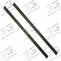MIRREDGE Strips: 1 1/2 in Overall Ht, 59 1/2 in Overall Wd, 1/4 in Overall Dp, 2 PK (MPN 45260). Key specifications — Brand: MIRREDGE; Corner Shape: Square; Finish: Cherry Walnut; Color: Cherry Walnut; Material: Polymer Plastic; Lighted: No.