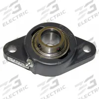 TIMKEN 2 Bolt Flange Bearing: Radial Ball, 15/16 in Bore, Cast Iron, Set Screws, 4 55/64 in Lg (MPN YCJT 15/16 SGT). Key specifications — Bore Type: Cylindrical; Brand: TIMKEN; Lubricant Material: NLGI #2 Equivalent; Mounting Bolt Size: 7/16 in; System of Measurement: Inch.