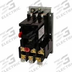 EATON Manual Motor Starter: Non-Reversing, 3 Poles, 45 A, NEMA Size M-1, Thermal Protection, EATFH (MPN B100M1CA). Key specifications — Maximum Voltage Rating: 600V AC; Brand: EATON; Thermal Units Required: 3 (Not Included).