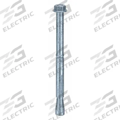 MKT FASTENING Wedge Anchor Stud: 212 mm Overall Lg, 18 mm Dia, M12 Thread Size, Steel - Steel Wedge Anchors