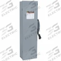 SQUARE D Safety Switch: Fusible, 60 A, Three Phase, 600V AC, Galvanized Steel, Indoor (MPN DT362). Key specifications — Brand: SQUARE D.