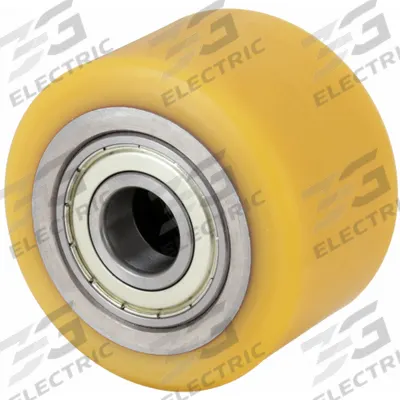 APPROVED VENDOR Caster Wheel: 3 1/8 in Wheel Dia., 2 1/8 in Wheel Wd, Polyurethane, Steel - Polyurethane Tread on Steel Core Wheels for Pallet Jacks