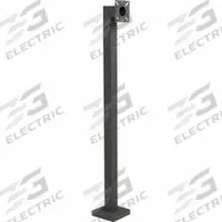 PEDESTAL PRO Low Profile Pedestal: 42 in Overall Ht, Black, Pedestal, 4 in x 5 in, Black (MPN 42-2LP). Key specifications — attr193630: PEDESTAL PRO; attr982335: Carriage Bolt Hardware; attr982316: Black; attr982338: Affix Card Readers; attr982348: Powder Coated; attr982331: Carbon Steel; attr1022512: Pedestal.