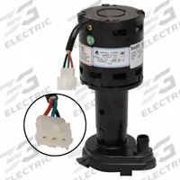 HARTELL Ice Machine Pump: 1/4 hp, 115V AC, 0 Discharge Adapters, 8 in Wire Lead Lg (MPN HRIM-26-115). Key specifications — Nameplate Voltage: 115V AC; Discharge Type: Barbed; Brand: HARTELL.