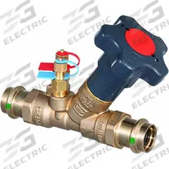 VIEGA PROPRESS Balancing Valve: Manual, Press, 0.98 gpm – 2.35 gpm, 0.98 gpm Min. Flow Rate, Brass (MPN 82110). Key specifications — Brand: VIEGA PROPRESS; Accuracy: ±3%.