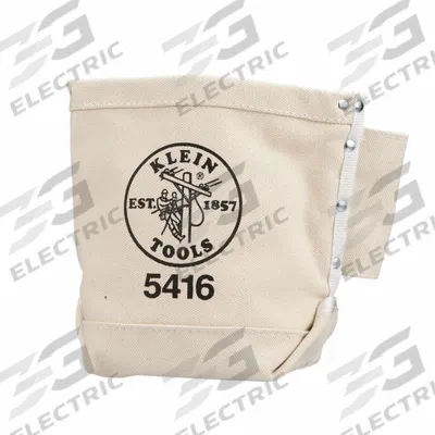 KLEIN TOOLS Tool Pouch: For 3 in Belt Wd - Max, 1 Pockets - Canvas Tool Pouches