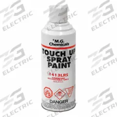 HAMMOND Spray Can: Fast-Drying/Indoor/Outdoor/Premium High-End Finish, 8 in x 2.75 in (MPN 1413WH9003). Key specifications — Brand: HAMMOND; Accessory Type: Spray Paint; Application: For Dealing with Minor Paint Chips or Blemishes Sometimes Caused by Shipping or While Installing Equipment; Features: Indoor/Outdoor.