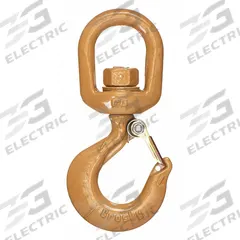 CROSBY Slip Hook: 3,000 lb Working Load Limit, 100 Hook Grade, Alloy Steel, 1/2 in Material Thick (MPN 1048816). Key specifications — Color: Gold; Brand: CROSBY; Visual Indicator Markings: Deformation & Max Angle.