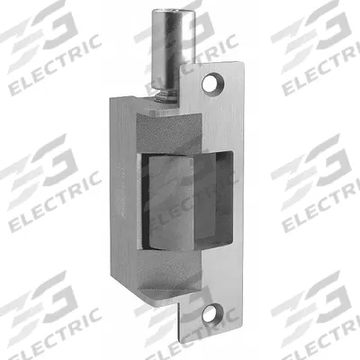 HES Electric Door Strike: 1 1/4 in Wd, 4 7/8 in Ht, Cylindrical/Mortise - Combination Cylindrical & Mortise Electric Strikes