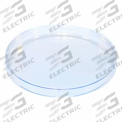 QORPAK Petri Dishes: 99.82 mm Dia, 9.91 mm Overall Ht, No Surface Treatment, ISO Mark/Space Saver