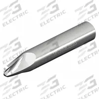MICRO 100 Runner Cutter: Carbide, 2 Flute, 30°, 1/32" Rad, 0.262 in Flute Lg, 2" OAL (MPN MRF-187-031)
