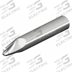 MICRO 100 Runner Cutter: Carbide, 2 Flute, 30°, 1/32" Rad, 0.262 in Flute Lg, 2" OAL (MPN MRF-187-031)