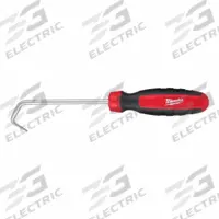 MILWAUKEE Hose Pick: Metal, Angle/Hook, Angle/Hook Tip, 1.84 mm Tip Thick (MPN 45-74-9215). Key specifications — attr1004944: MILWAUKEE; attr1016102: Metal; attr1016110: Plastic; attr1016098: Pick; attr1016101: Hook; attr1016108: Screwdriver; attr1034911: Steel.