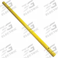 GARLOCK SAFETY SYSTEMS Latch Post: 41 in Post Ht, Galvanized, Steel, Yellow (MPN 421193S). Key specifications — Brand: GARLOCK SAFETY SYSTEMS; Compatible Brand and Series: Garlock Swing Gates; Product Type: Latch Post; Compatible Manufacturer Model Number: 407723; Finish: Galvanized; Post Material: Steel; Post Type: Latch.