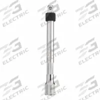 MILWAUKEE Socket Extension: 3/8 in Input Drive Size, 3/8 in Output Drive Size, 6 in Overall Lg, Std (MPN 43-24-9304). Key specifications — attr1204978: Not Insulated; attr1204980: Locking Included; attr1204984: MILWAUKEE; attr1204970: Chrome.