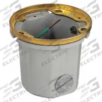 HUBBELL WIRING DEVICE-KELLEMS Floor Box: Round, (2) 1/2 in/(2) 3/4 in For Conduit Sizes, Box Only (MPN B2588275). Key specifications — For Conduit Sizes: (2) 1/2 in; Brand: HUBBELL WIRING DEVICE-KELLEMS; Includes Cover: Box Only.