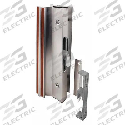 PRIME-LINE Sliding Door Lock: 2 1/2 in Lg, 3/4 in Wd - Recessed Handles for Sliding Doors