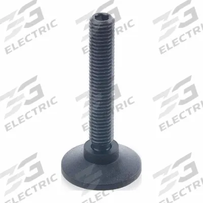 JW WINCO Male-End Leveling Mount: Swiveling Stud, M8 Thread Size, 15 mm - Swivel Male Leveling Mounts
