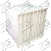 GRAINGER Pocket Air Filter: 24 in x 24 in x 24 in, MERV 11, White, Synthetic, 8 Pockets (MPN 39UK60). Key specifications — Display Sell UOM: EA; Brand: GRAINGER; Media Material: Synthetic; Performance Rating: MERV 11.