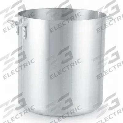 VOLLRATH Stock Pot: 16 qt Capacity, Aluminum, 4.9 mm Gauge, NSF Certified - Stock Pots