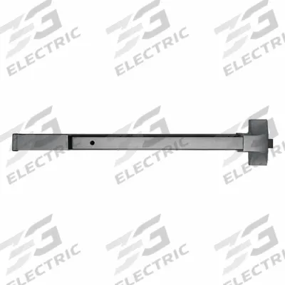 CAL-ROYAL Rim Exit Device: 4 ft Max Door Wd - Rim Push Bars
