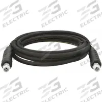 Hydraulic Hose Assembly: 3/8 in ID, NPTF x NPTF, 50 ft Lg, Black, 3/8 in x 3/8 in Fitting Size (MPN H9350). Key specifications — Hose Color: Black; Hose Tube Material: Rubber; Fitting Type: NPTF x NPTF; Manufacturer Part Number: H9350; Brand: ENERPAC.