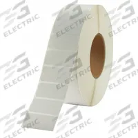 APPROVED VENDOR Printer Label: 2 in Label Wd, 1 in Label Ht, White, 3 in Core Dia., 8 PK (MPN 22D089). Key specifications — Brand: APPROVED VENDOR; Label Color: White; Label Material: Thermal Transfer Paper.