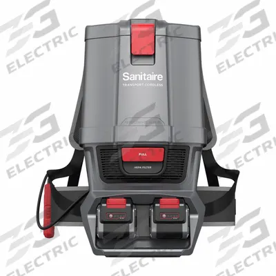 SANITAIRE Backpack Vacuum: 70 cfm Air Flow, 14.7 lb Wt, 64 dB Sound Level - Cordless Backpack Vacuums