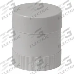 WERMA Tower Light Sounder Tier: Siren Sound, 24V, 1 9/16 in Overall Dia, 1 3/4 in Overall Ht (MPN 63570075). Key specifications — Brand: WERMA; Manufacturer Part Number: 63570075; Compatible with Series: KombiSIGN 40; Operating Voltage: 24V; Sound Operating Mode: Intermittent.