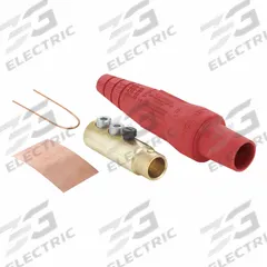 Single Pole Inline: Female, Red, 600V AC/600V DC, 400 A, Double Set Screw Termination, 16 Series (MPN 16D33-UR). Key specifications — Gender: Female; Series: 16; Brand: LEVITON.