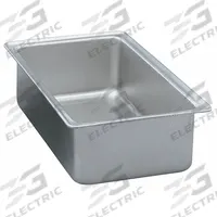 VOLLRATH Steam Table Spillage Pan: Full Size, Rectangular, 22 ga Gauge, 12 7/8 in Overall Lg (MPN 99780). Key specifications — Brand: VOLLRATH; Dishwasher Safe: No; NSF Certified: No; Product Type: Steam Table Spillage Pan; Manufacturer Part Number: 99780.
